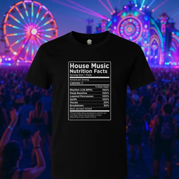 House Music Facts Tee